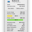 coconutBattery for Mac screenshot