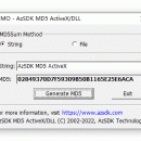 AzSDK MD5 ActiveX screenshot