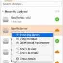 Seafile for Mac screenshot