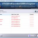 Apple iTunes Password Decryptor screenshot