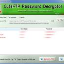 Password Decryptor for CuteFTP screenshot