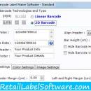 Retail Barcode Label Software screenshot